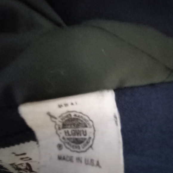 AB Abbmoore XL 16 Vintage Overcoat Jacket in Darkest Navy Blue - Picture 13 of 13